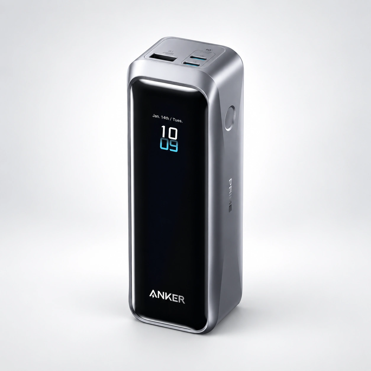 Дисплей Anker Prime 20K 220W с показателями заряда и мощности